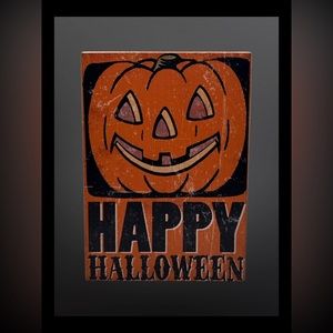 ⚡️HALLOWEEN DECOR⚡️ Vintage Style “Happy Halloween” Sign